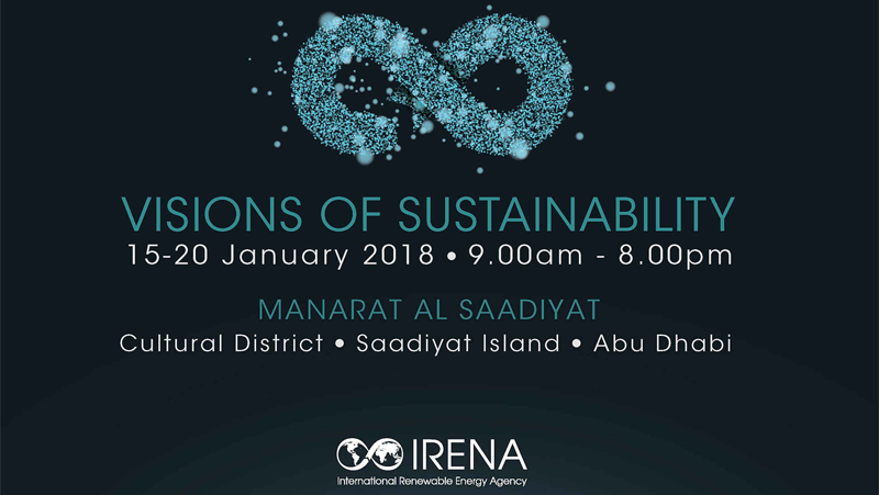 En el marco de la Asamblea anual de IRENA en Abu Dhabi, se está desarrollando la exposición 'Visions of sustainability' que aporta una perspectiva diferente sobre las fuentes de energía renovable.