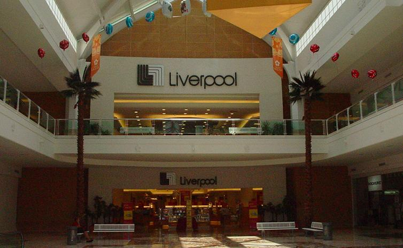 Interior de un edificio de Liverpool. 