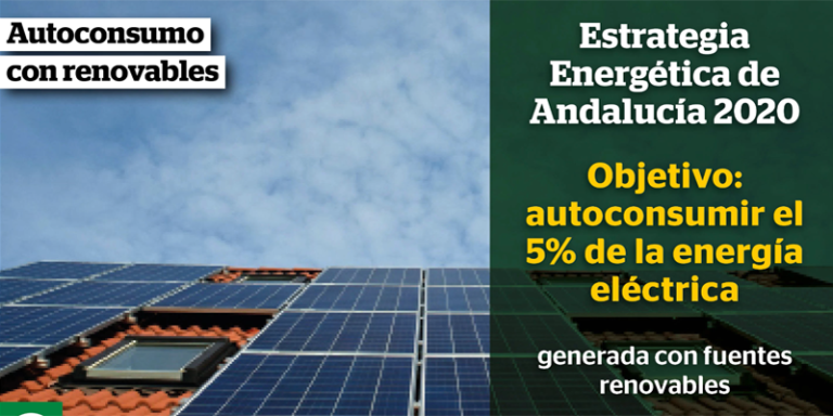 Diapositiva de la presentación de los resultados de los incentivos al autoconsumo eléctrico con renovables en Andalucia.