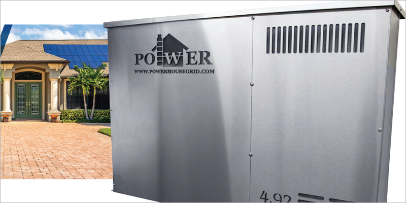 Una de las soluciones de almacenamiento de energía que Trojan Battery ha comenzado a comercializar para el sector residencial.