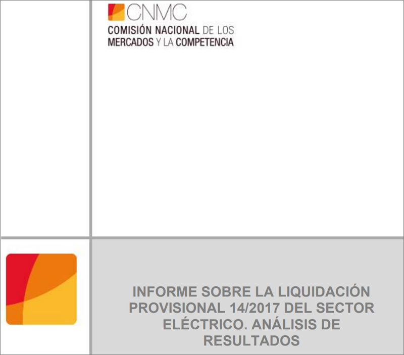 Portada informe sector eléctrico