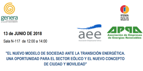 Jornada sobre energía eólica y el nuevo concepto de movilidad en la ciudad en Genera 2018