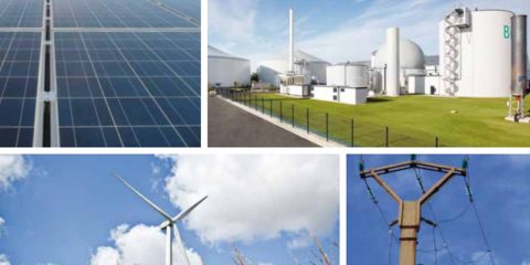 La producción de electricidad renovable alcanza el 20% del consumo francés en el último año