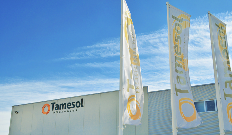 compañía fabricante de módulos solares fotovoltaicos Tamesol 