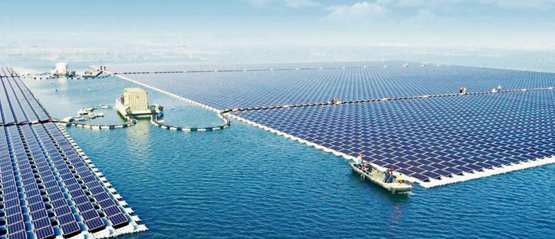 La planta flotante de energía solar más grande del mundo está en China