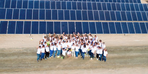ACCIONA, Grupo Gransolar y Ghella completan la primera fase de una planta fotovoltaica en Dubái