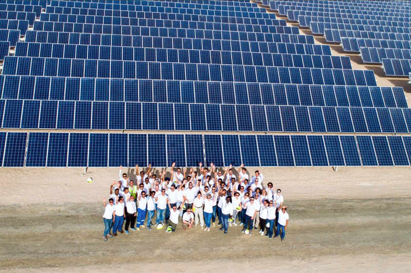 Acciona, Ghella y Grupo Gransolar finalizan la primera fase de una nueva planta fotovoltaica en Dubái