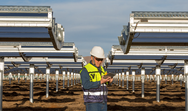 Instalación fotovoltaica en Sichuán que contribuye a la iniciativa de energía limpia de Apple. Foto: Apple