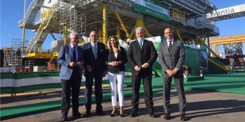 Navantia entrega a Iberdrola la subestación eléctrica Andalucía II, destinada a un parque eólico marino