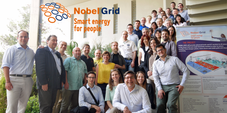 Miembros del consorcio que ha formado el proyecto europeo Nobel Grid en estos 42 meses de trabajo, bajo la coordinación de Grupo ETRA.