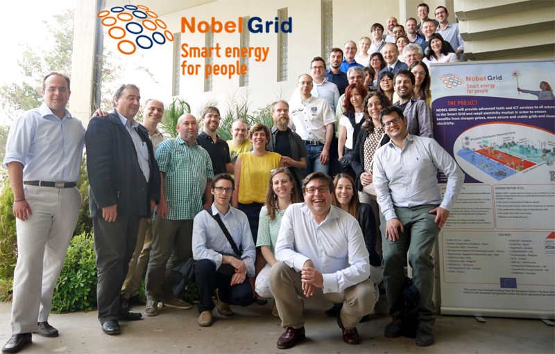Miembros del consorcio que ha formado el proyecto europeo Nobel Grid en estos 42 meses de trabajo, bajo la coordinación de Grupo ETRA.