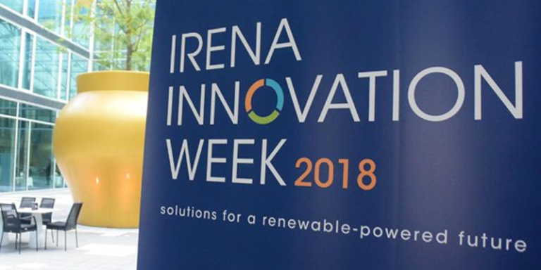 Cartel de la IRENA Innovation Week.