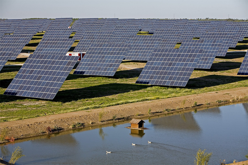 Parque fotovoltaico de Acciona en Portugal. 