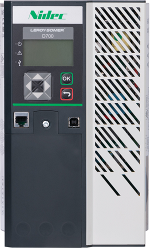 Regulador de tensión digital automático D700 de Leroy-Somer. 
