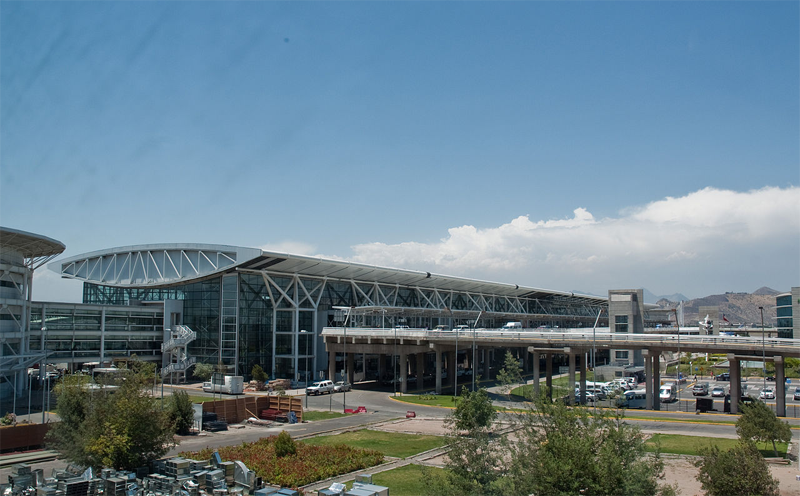 Aeropuerto Santiago de Chile. 