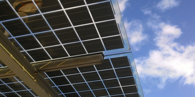 Panel fotovoltaico.
