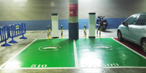 Comienza la instalación de los sistemas de recarga para la flota de vehículos eléctricos de la Generalitat Valenciana