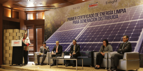 Grupo Bimbo produce los primeros Certificados de Energía Limpia para Generación Distribuida de México