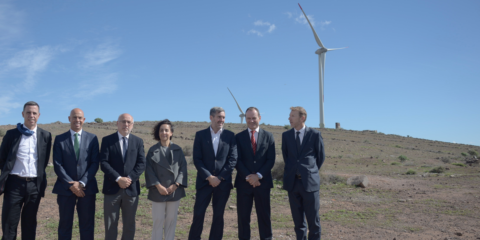 Naturgy inaugura en Gran Canaria el complejo eólico Agüimes, compuesto por ocho parques y 16 aerogeneradores