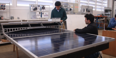 Una universidad de Chile desarrolla un robot innovador para la limpieza de paneles fotovoltaicos