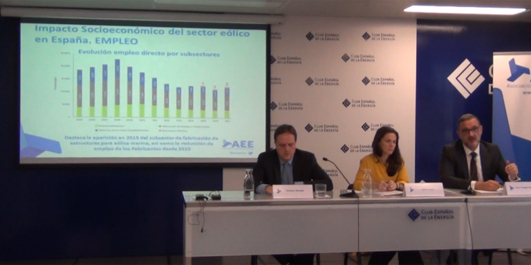 Presentación del Estudio sobre el Impacto del Sector Eólico en España.