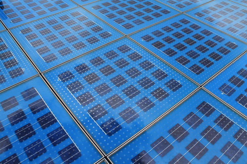 Panel fotovoltaico. 