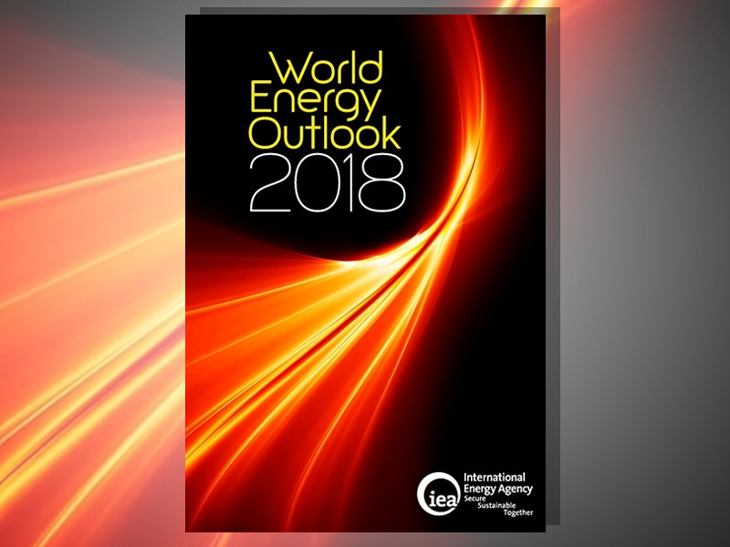 Portada del World Energy Outlook 2018 de IEA. 