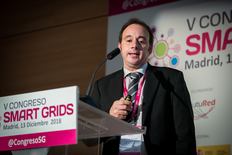 Félix García en el V Congreso Smart Grids. 