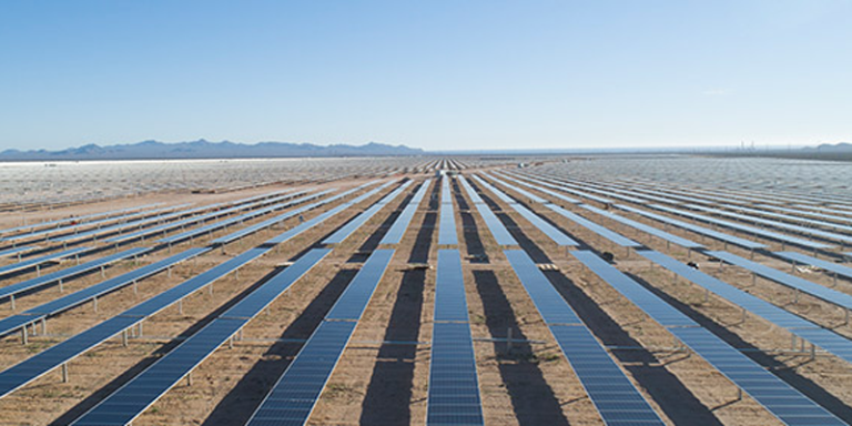 Parque fotovoltaico.