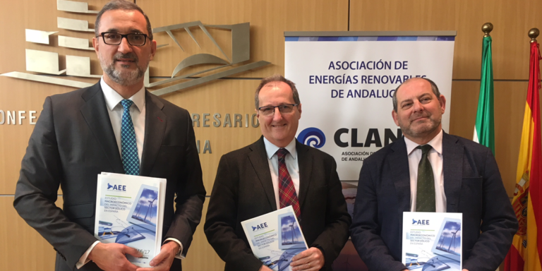 Presentación en Andalucía del Estudio nmacroeconómico del impacto del sector eólico nen España.