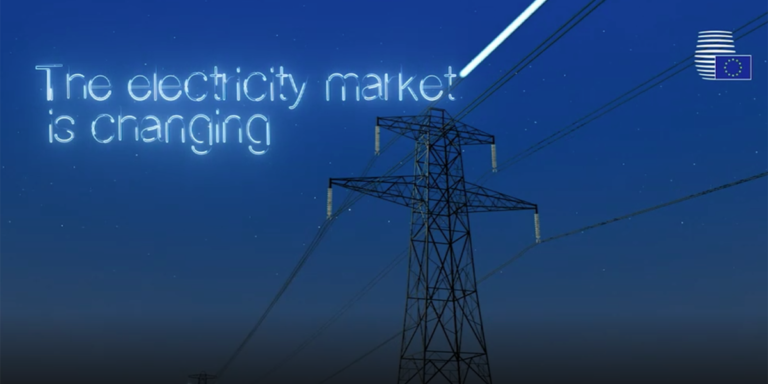 Fotograma del vídeo de Consejo Europeo sobre transición energética.