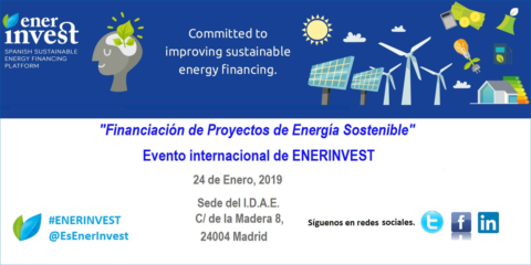 Evento Internacional de EnerInvest sobre financiación de proyectos de energía sostenible