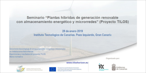 El Proyecto TILOS celebra en Gran Canaria un seminario sobre generación renovable con almacenamiento y microrredes