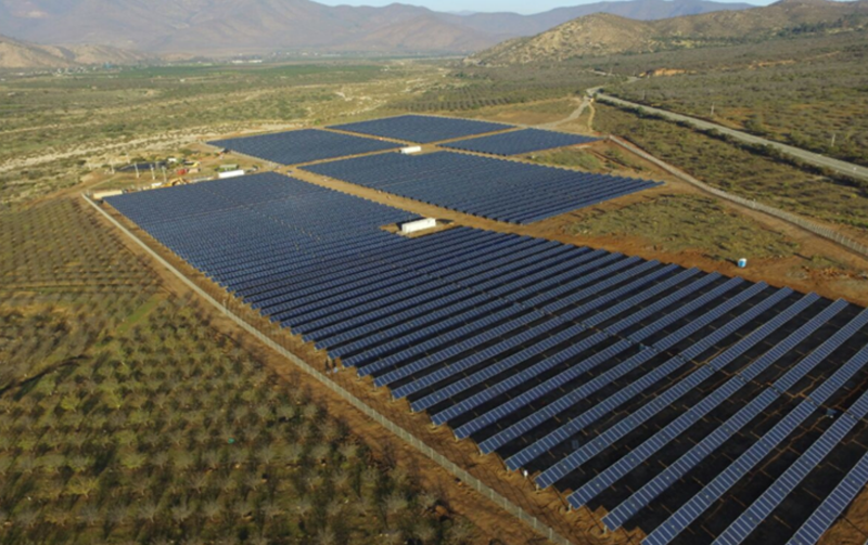 Parque fotovoltaico. 