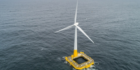 Cuatro parques eólicos marinos flotantes de demostración ayudarán a Francia a alcanzar sus objetivos climáticos