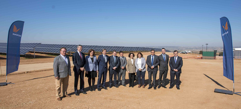 Inauguración de la planta fotovoltaica Naturgy.