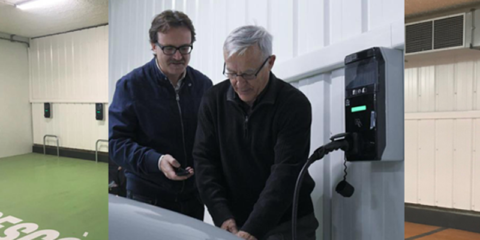 El parking de Brujas de Valencia instala puntos de recarga para vehículos eléctricos