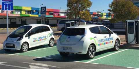 Mercamadrid estrena una estación de recarga rápida abastecida íntegramente con energía renovable