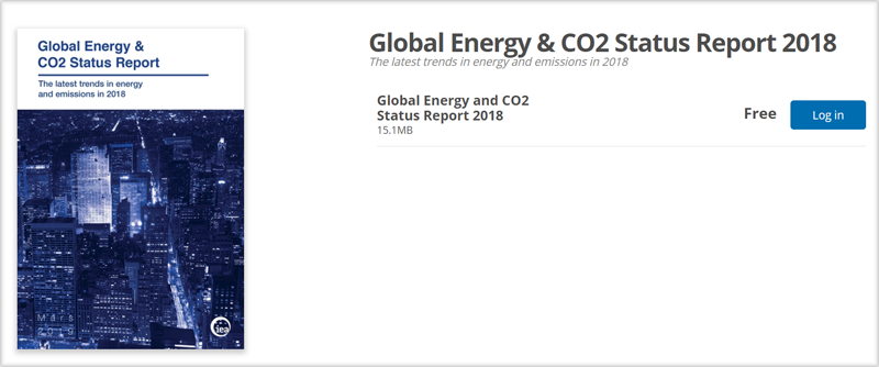 Informe “Global Energy & CO2 Status Report. The latest trends in energy and emissions in 2018”