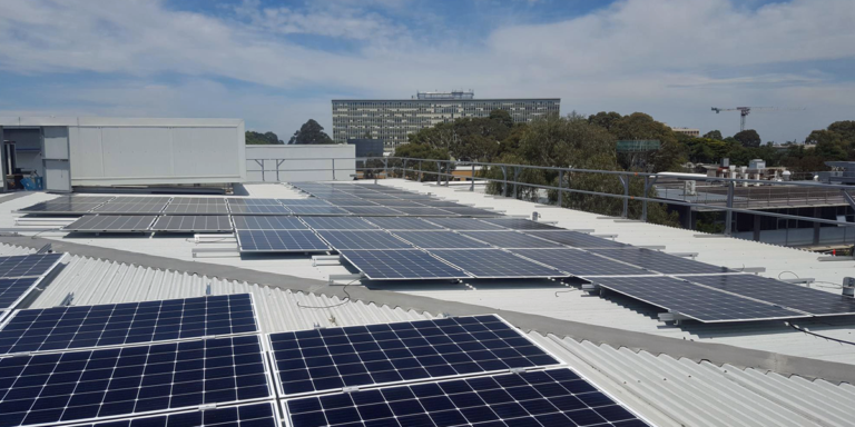 Placas fotovoltaicas de la Universidad de Monash