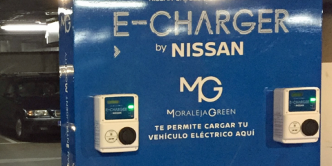 Nissan instala cuatro puntos de recarga eléctrica en el Centro Comercial Moraleja Green de Alcobendas