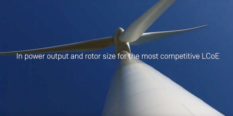 El nuevo modelo de aerogenerador onshore 5.X de Siemens Gamesa alcanza los 5,8 MW