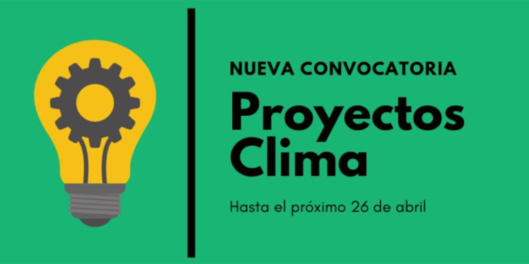 Convocatoria 2019 Proyectos Clima