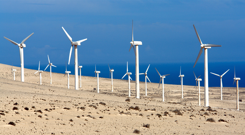 Parque eólico de Endesa en Gran Canaria