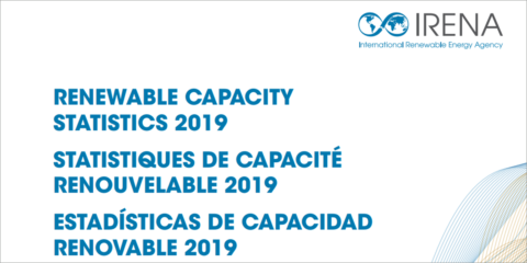 Una tercera parte de la capacidad de potencia global proviene de renovables, según un informe de IRENA
