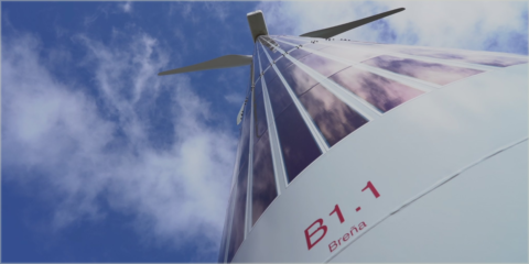 Acciona desarrolla un sistema híbrido de paneles fotovoltaicos orgánicos en torres eólicas