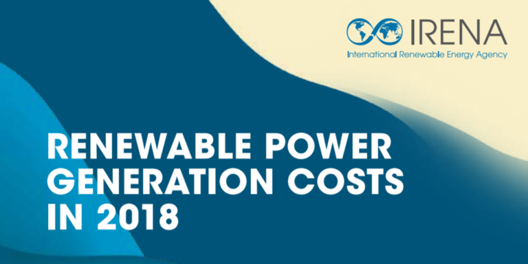 Portada informe Renewable Power Generation Costs in 2018