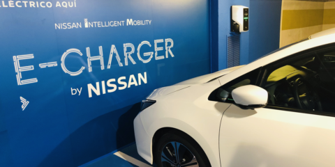Nissan instala puntos de recarga en cinco aparcamientos de la ciudad de Madrid