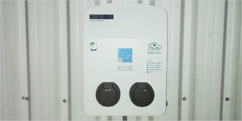 La red de aparcamientos municipales de Málaga dispone de puntos de recarga eléctrica de gestión pública