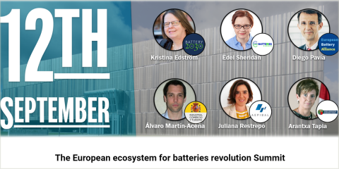 CIC energiGUNE celebrará el 12 de septiembre un evento sobre el ecosistema europeo para la revolución de baterías